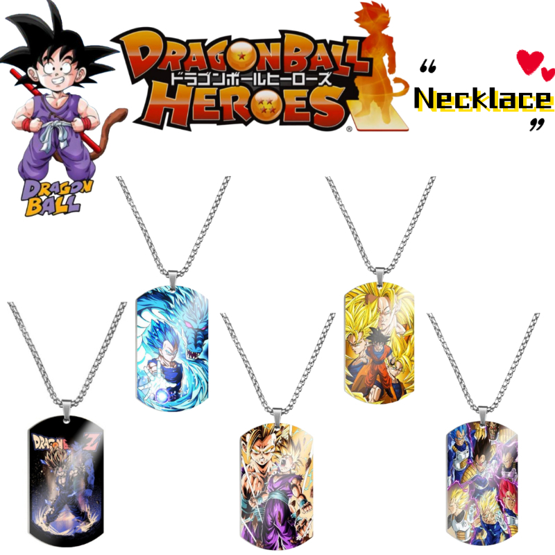 Steel Chain - Collier en métal tendance Dragon Ball