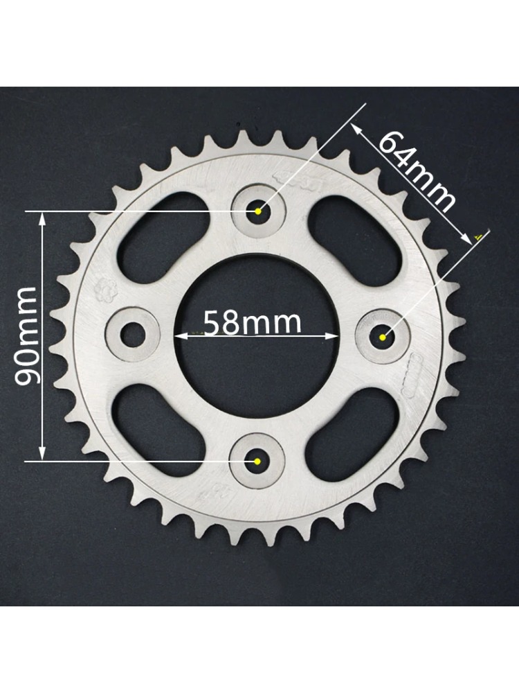 Pignon de moto 428-32T/34T/36T - 428 Chain avis et prix